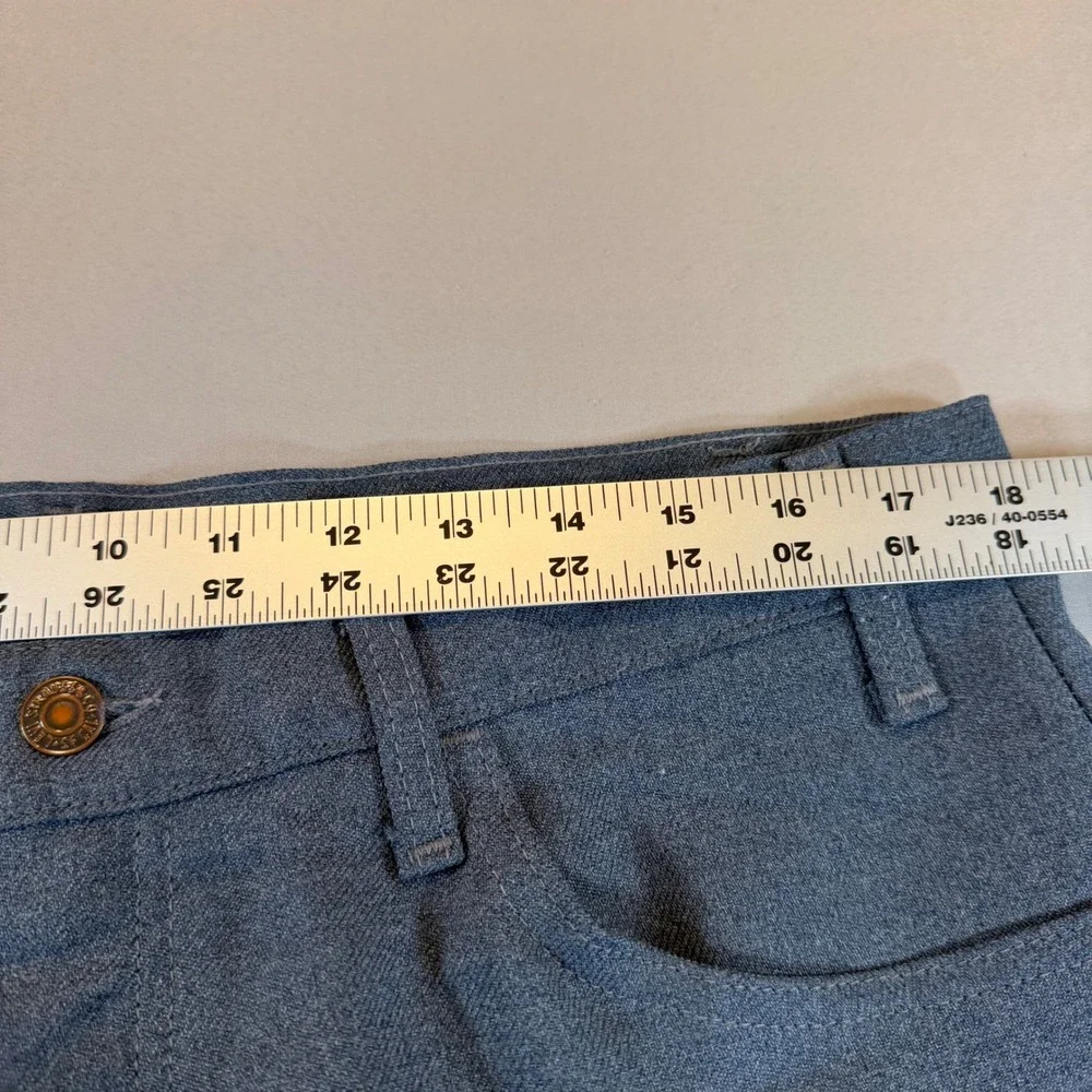 Vintage Levis Action Slacks Mens 38x29 Blue Dacron Polyester Made in USA 80s 90s